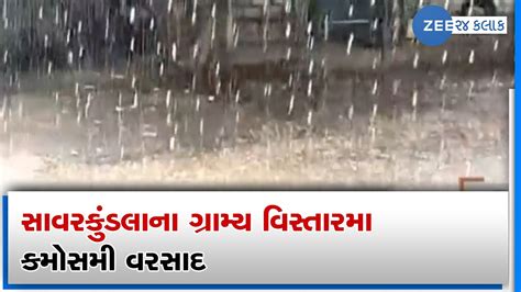 Heavy Unseasonal Rainfall Reported In Parts Of Amreli Farmers Worried