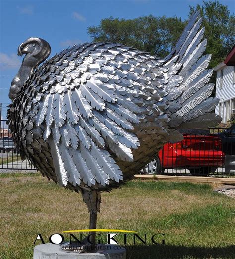 Proudly Strutting Bronze Leghorn Chicken Statue for Outdoor | Animal ...