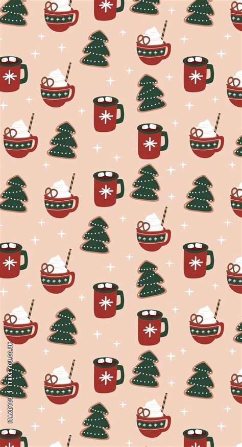 Festive Sip And Sweet Wallpapers Wonderland Christmas Tree Biscuit