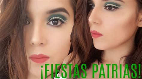 MAQUILLAJE MES PATRIO VIVA MEXICO YouTube