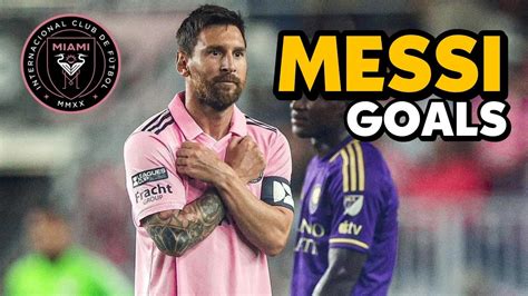 Todos Os Gols De Messi Pelo Inter Miami Atualizado Youtube