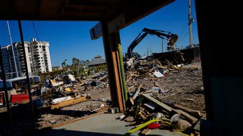 Florida’s Lee County Expects Power To Be Out For A Month At Fort Myers Beach Following Hurricane