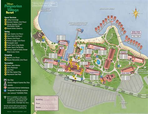 Polynesian Village Resort Map | Magical Journeys