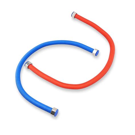 Flexible Stainless Steel Corrugated Water Heater Connector Hot And Cold Color Water Heater Hose