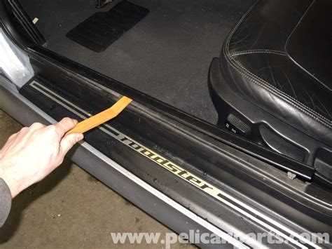 Bmw Z3 Door Sill Molding Replacement 1996 2002 Pelican Parts Diy Maintenance Article