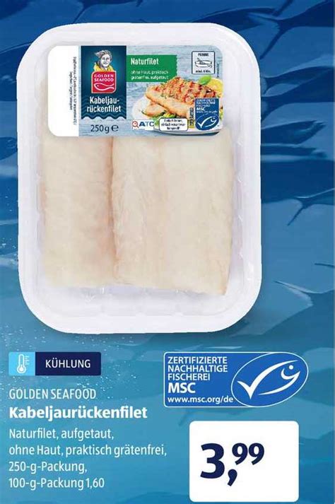 Golden Seafood Kabeljaur Ckenfilet Angebot Bei Aldi Sud