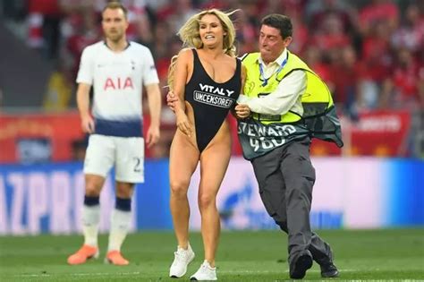 Champions League Final Streaker Who Wore Barely There Bikini Launches