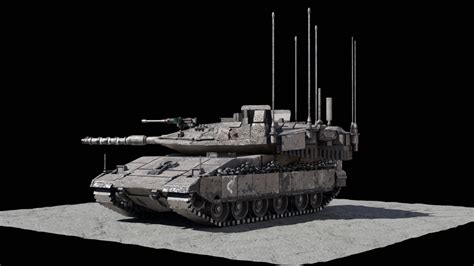 IDF Merkava mk4 | CGTrader