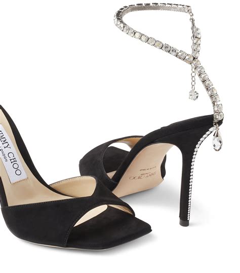 Jimmy Choo Multi Saeda 100 Sandals Harrods Uk