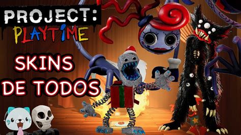 Project Playtime Skins De Todos Youtube