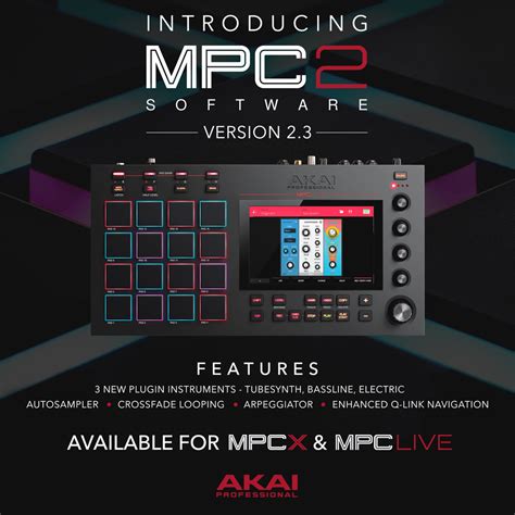 Akais Mpc Update Adds Three New Synths And Autosampling