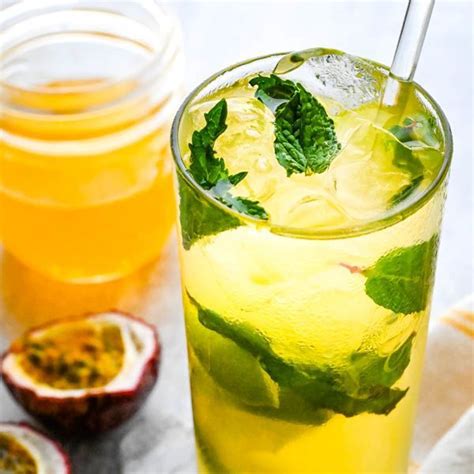 Passion Fruit Mojito Recipe In 2020 Passion Fruit Mojito Fruit