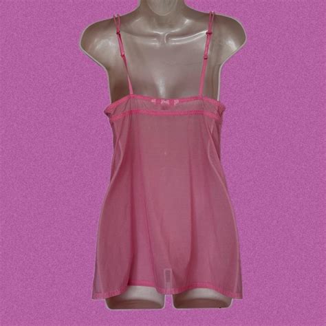 Victorias Secret Bubblegum Pink Nightie Size Depop