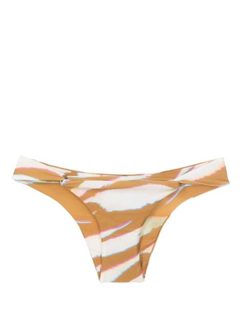 Lenny Niemeyer Oryx Twist Detailing Bikini Bottoms Farfetch