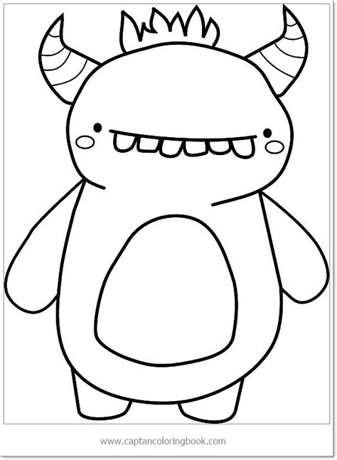 Worry Monster Coloring