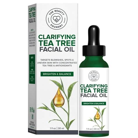 Beauty Foundry Clearifying Natural Tea Tree Facial Oil 1oz 30ml