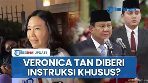 Veronica Tan Berbincang Dengan Presiden Prabowo Diberi Instruksi