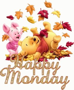 Happy Happy Monday GIF - Happy HappyMonday Piglet - Discover & Share ...