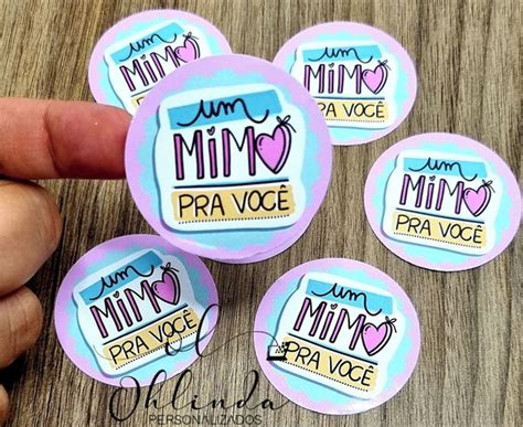 Adesivo para clientes Um mimo para você Elo7 Produtos Especiais