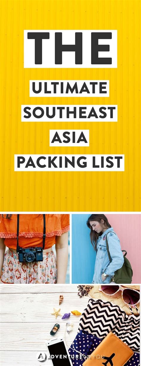 Southeast Asia Packing List Ultimate Guide On What To Bring Asia