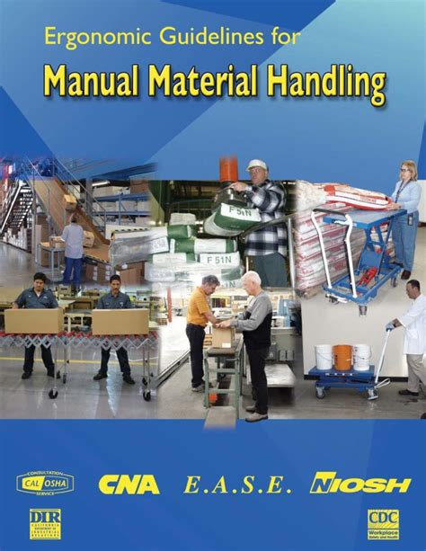 Peak Ergonomics Ergonomic Guidelines For Manual Material Handling Peak Ergonomics