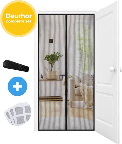 FLOOQ Premium Magnetisch Vliegengordijn Modern 100x210cm Deurhor