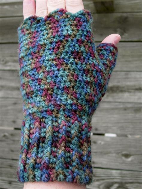 Adventures In Crochet And Spinning Fingerless Mitts Crochet Pattern