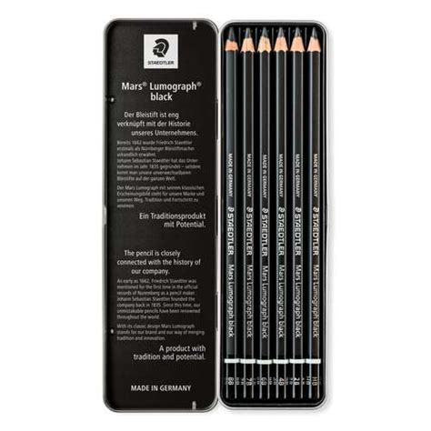 STAEDTLER Mars Lumograph Black 6er Bleistift Set Online Kaufen