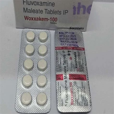 Fluvoxamine Maleate 100 Mg Tablets At Rs 216 Stripe In Nagpur ID