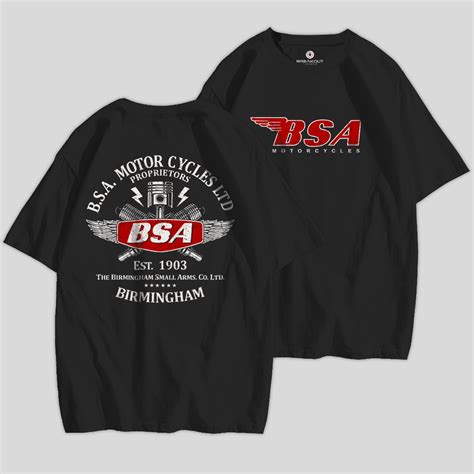 Jual Kaos Motor Bsa Tshirt Bsa Motorcycle Kaos Motorcycle Custom