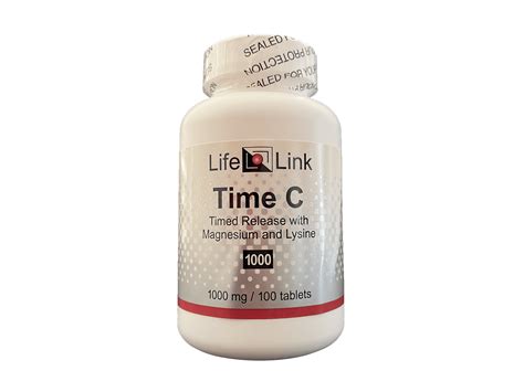 Lifelink S Time C Timed Release Vitamin C Mg X Tablets