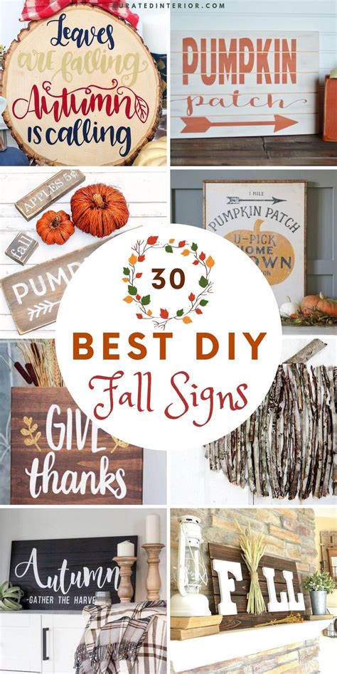 30 Diy Fall Signs For The Home