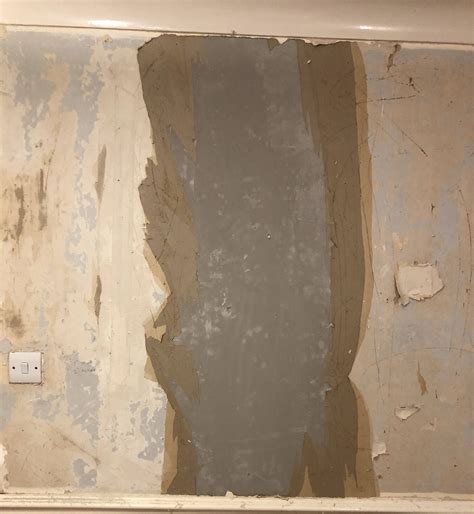 Walls How Can I Repair Ripped Plasterboard Paper Home Improvement