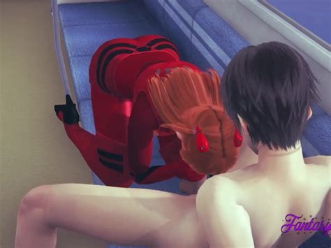 Evangelion Hentai Shinji Hard Sex With Asuka In A Train