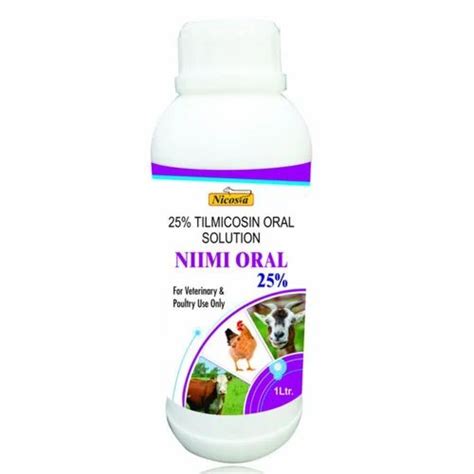 Niimi Oral 25 25 Tilmicosin Oral Solution Oral Solution For