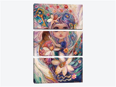 The Fairies Of Zodiac Series Aqu Canvas Artwork Elena Kotliarker