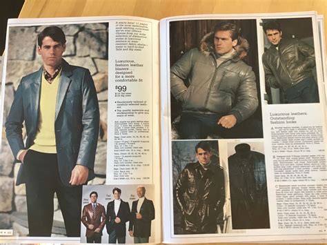 Montgomery Ward Leather Blazer 1980s Fashion Looks Mens Fashion