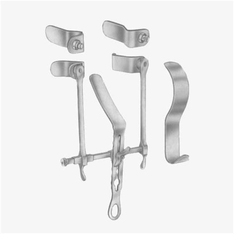 Thomson Walker Bladder Retractors With Central Blades Al Zahrawi Surgical