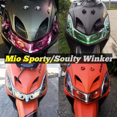 Yamaha Mio Sporty Soulty Winker Eye Transparent Sticker Shopee