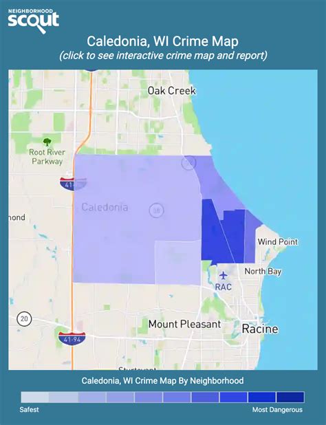 Map Of Caledonia Wi