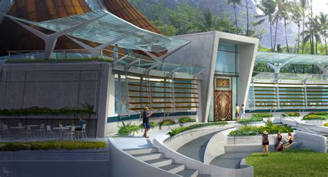 Jurassic World: Visitor Center (Ext) by craji on DeviantArt