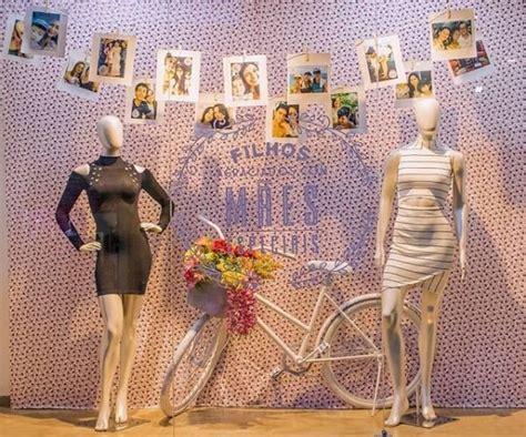 Vitrine Dia Das Maes Criativa - Vitrine Dia das Mães – Como montar e decorar + 52 Ideias magníficas!