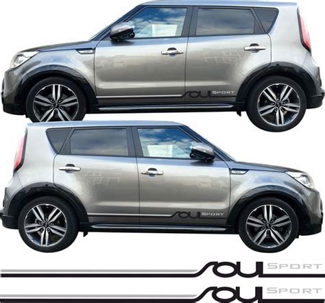 Zen Graphics Kia Soul Sport Stripes Stickers