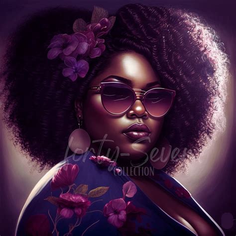 Glamorous BBW Black Girl Magic Digital Download - Etsy