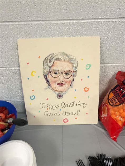 This 'Mrs. Doubtfire' 4th birthday party wins the internet