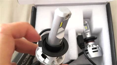 NOVSIGHT H7 LED Headlight Bulbs 10000LM 60W(2x30W) 6500K Cool White ...