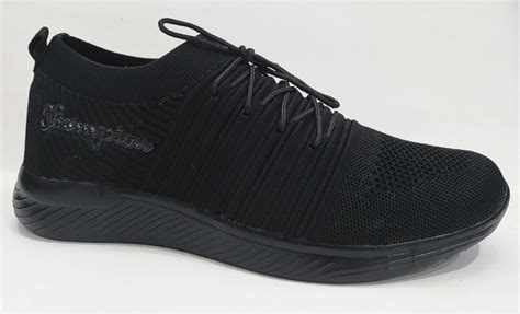 Men Black Sports Shoes Size India Uk At Rs Pair In New Delhi