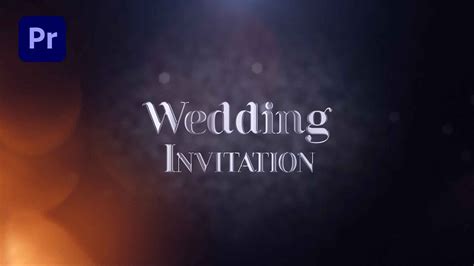 Wedding Invitation Video | Adobe Premiere Pro Project (Template ...