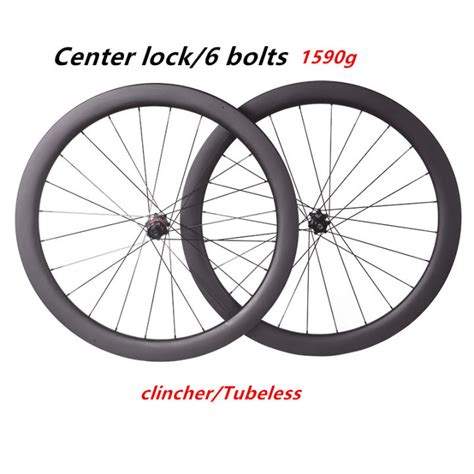 700C Super Light Carbon Wheels Disc Brake Road Bike Wheelset Clincher