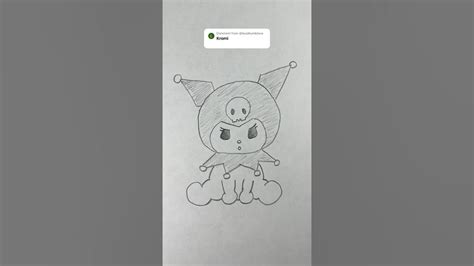 Çok Kolay Çizimler Kuromi Drawings Youtube